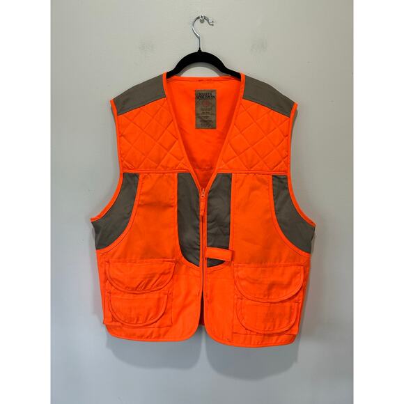 Master Sportsman Hunting Vest size L/XL hunter orange zipper pockets - Picture 1 of 7
